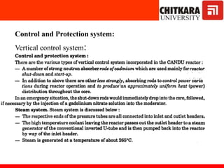 Control and Protection system:
Vertical control system:
 