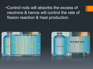 Nuclear reactors to produce electricity | PPTX