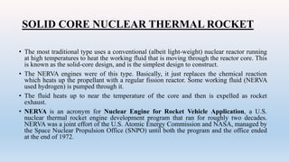 Nuclear Rockets (Thermal) | PPTX