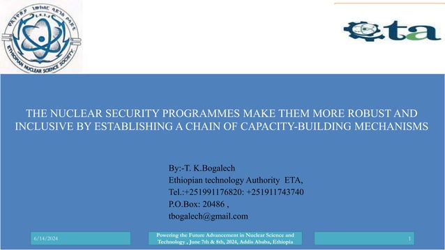 Integrated Nuclear Security Awareness Pptx