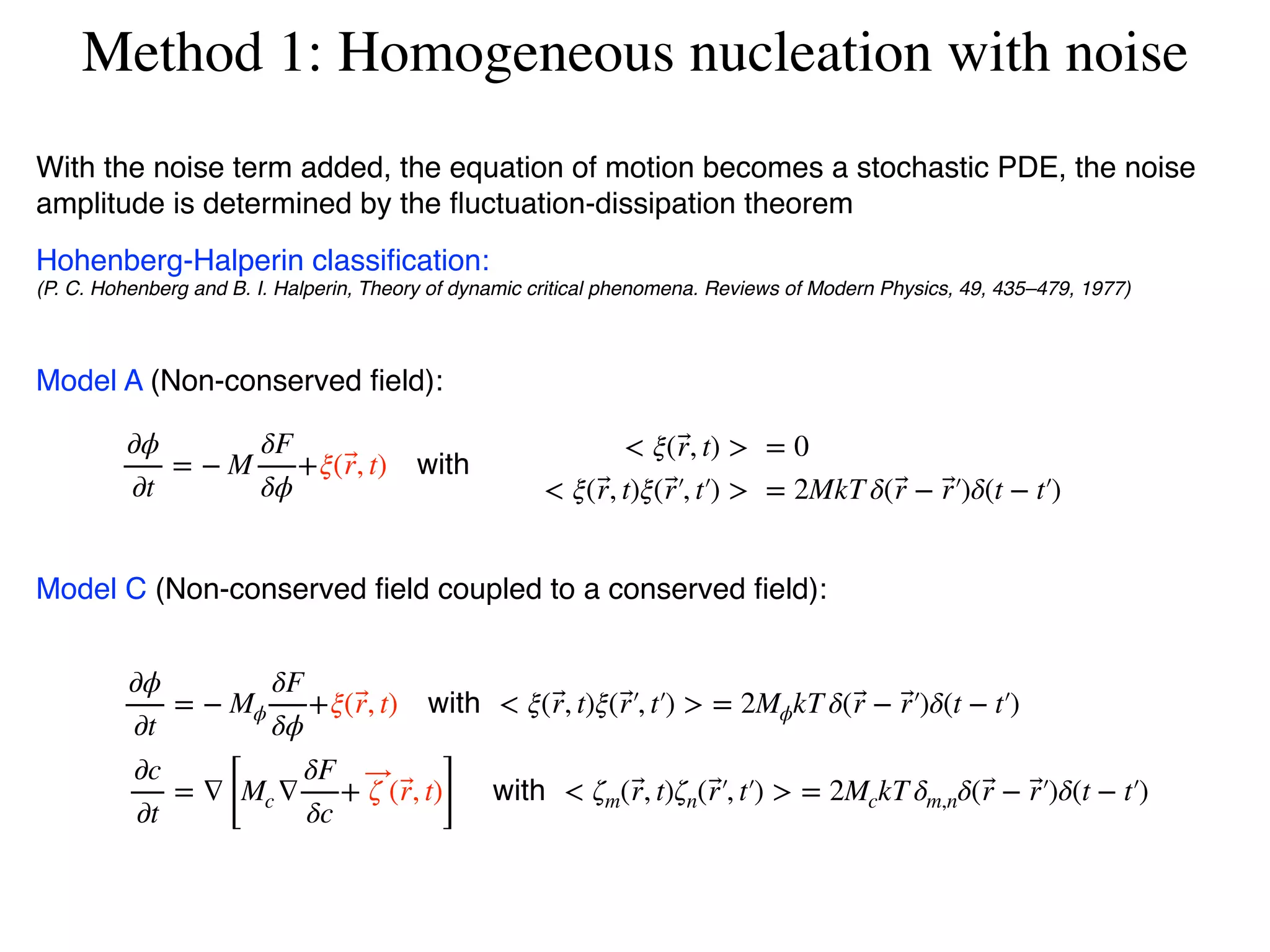Phase-field modeling of crystal nucleation I: Fundamentals and methods ...