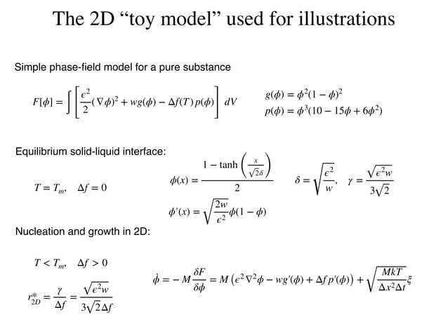 Phase-field modeling of crystal nucleation I: Fundamentals and methods ...