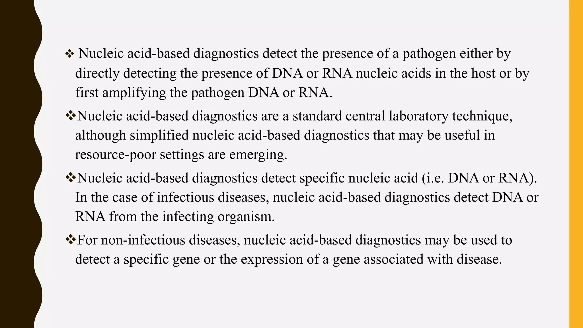 Nucleic acid based microbial diagnostic techniques | PPTX