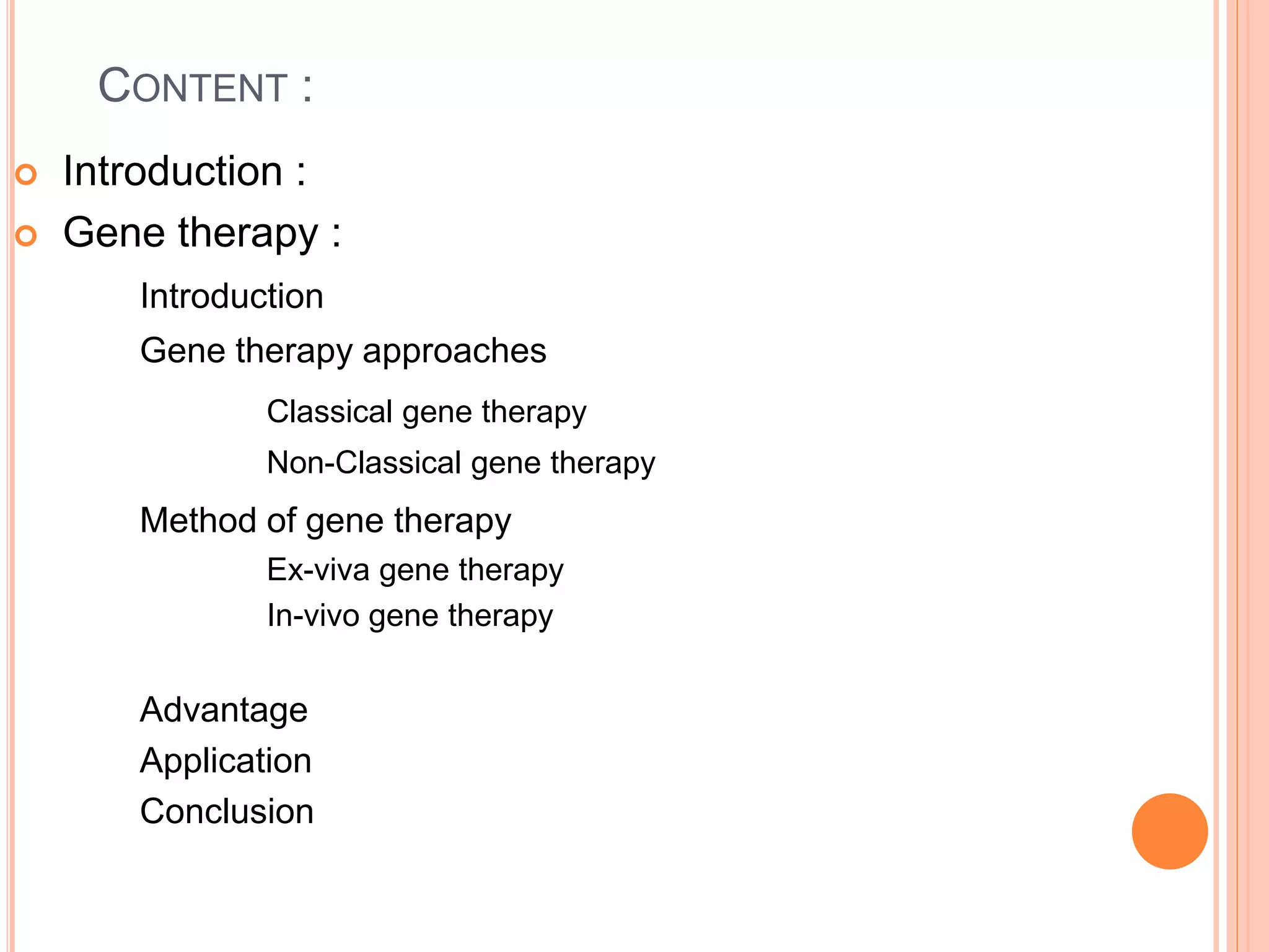 Nucleic acid based therapeutic delivery system | PPTX