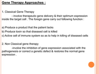 Nucleic acid based therapeutic delivery system | PPTX
