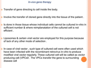 Nucleic acid based therapeutic delivery system | PPTX