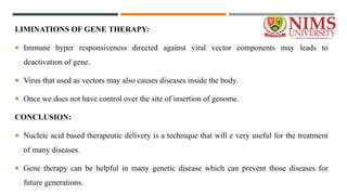 Nucleic Acid Based Therapeutic Delivery System.pptx