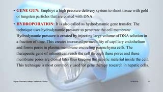 Nucleic acid based therapeutic drug delivery system | PPTX
