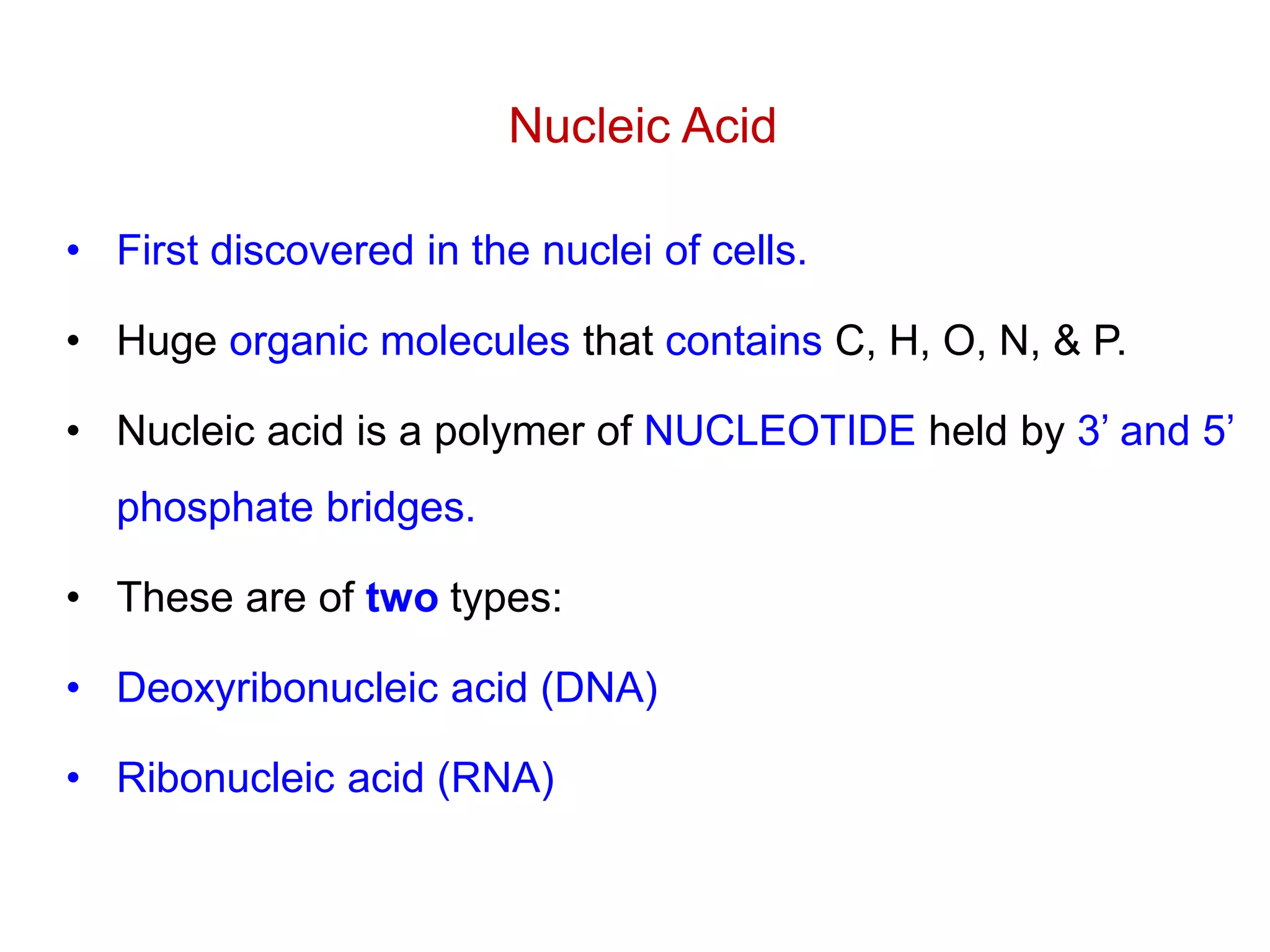 NUCLEIC ACID CHEMISTRY | PPTX