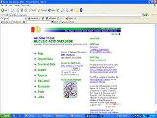 Nucleic acid database | PPTX