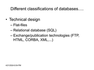 Nucleic_Acid_Databases, Bioinformatics, genome | PPT