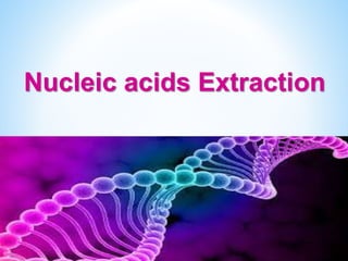 Nucleic acids Extraction
 