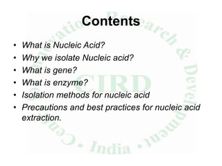 Nucleic acid extraction 2 | PPTX