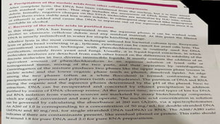 Nucleic acid extraction himanshu | PPTX