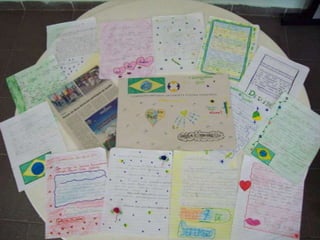 Cartas de lá pra cá