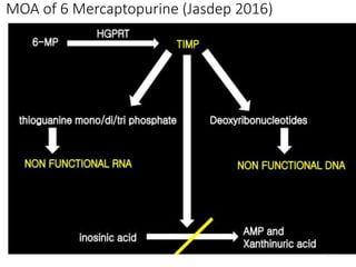 MOA of 6 Mercaptopurine (Jasdep 2016)
9
 