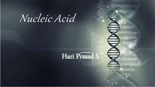 Nucleic Acid
Hari Prasad S
 