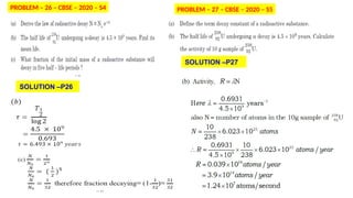 PROBLEM – 26 – CBSE – 2020 – S4
SOLUTION –P26
PROBLEM – 27 – CBSE – 2020 – S5
SOLUTION –P27
 