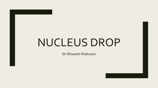 NUCLEUS DROP
Dr Dhwanit Khetwani
 