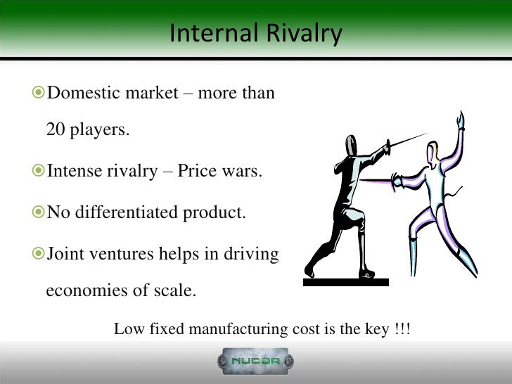 nucor driving forces in the steel industry Nucor at a crossroads nucor at a crossroads mgmt xxxx-xxx nucor’s historic performance, competitive advantage, and five forces analysis with roots dating back to 1904 in the automobile manufacturing industry, nucor’s business strategy has morphed many times over the course of the past century in response to struggling sales and unrealized business strategies. nucor driving forces in the steel industry Nucor at a crossroads nucor at a crossroads mgmt xxxx-xxx nucor’s historic performance, competitive advantage, and five forces analysis with roots dating back to 1904 in the automobile manufacturing industry, nucor’s business strategy has morphed many times over the course of the past century in response to struggling sales and unrealized business strategies.
