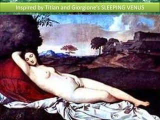 In her right hand she holds a posy of roses.