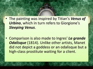 The frankness of Venus's expression is often noted; she stares straight at the viewer, unconcerned with her nudity