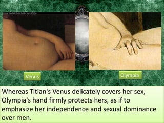 LA MAJA DESNUDA BY GOYAThe classic work that most closely resembles Manet's in character is Francisco Goya’s La majadesnuda (c. 1800). 