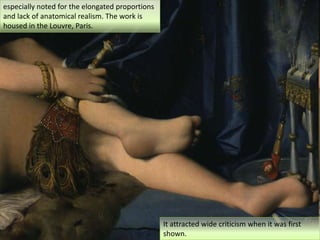 François-Léon Benouville(Paris, March 30, 1821 - February 16, 1859) ESTHER OR ODALISQUESome pictorial precedents for a nude woman, attended by a black servant, 