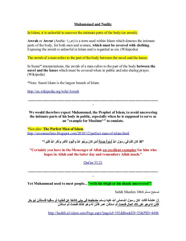 Nudity In Islam