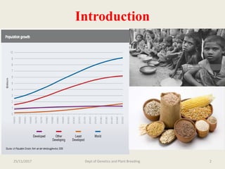 Breeding for nitrogen use efficiency in cereals | PPTX