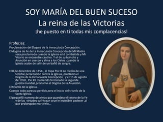 Historia de Nuestra Señora del Buen Suceso