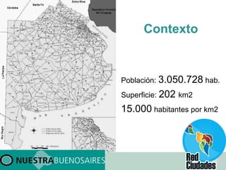 Población:  3.050.728  hab.  Superficie:  202  km2 15.000  habitantes por km2 Contexto 