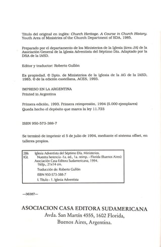 Nuestra herencia dsa