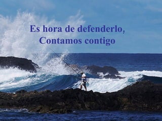 Es hora de defenderlo, Contamos contigo 