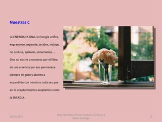 Nuestras creencias y la energía