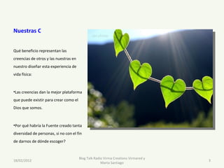 Nuestras creencias y la energía