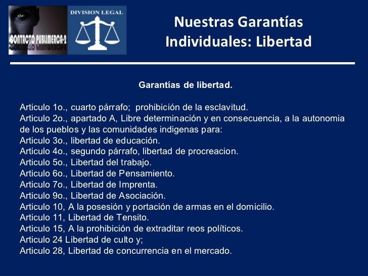 Nuestras Garantías Individuales (Derechos Humanos)