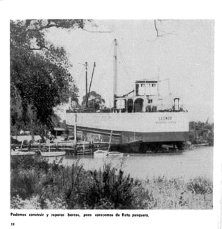 Podemos construir y reparar barcos, pero carecemos de flota pesquera.
52
 