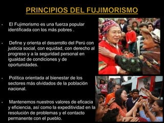   El plan de gobierno.