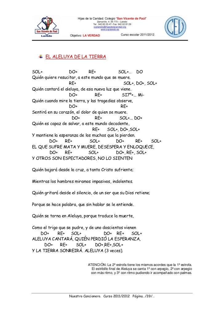 Nuestro Cancionero Para Guitarra De Clase 2012