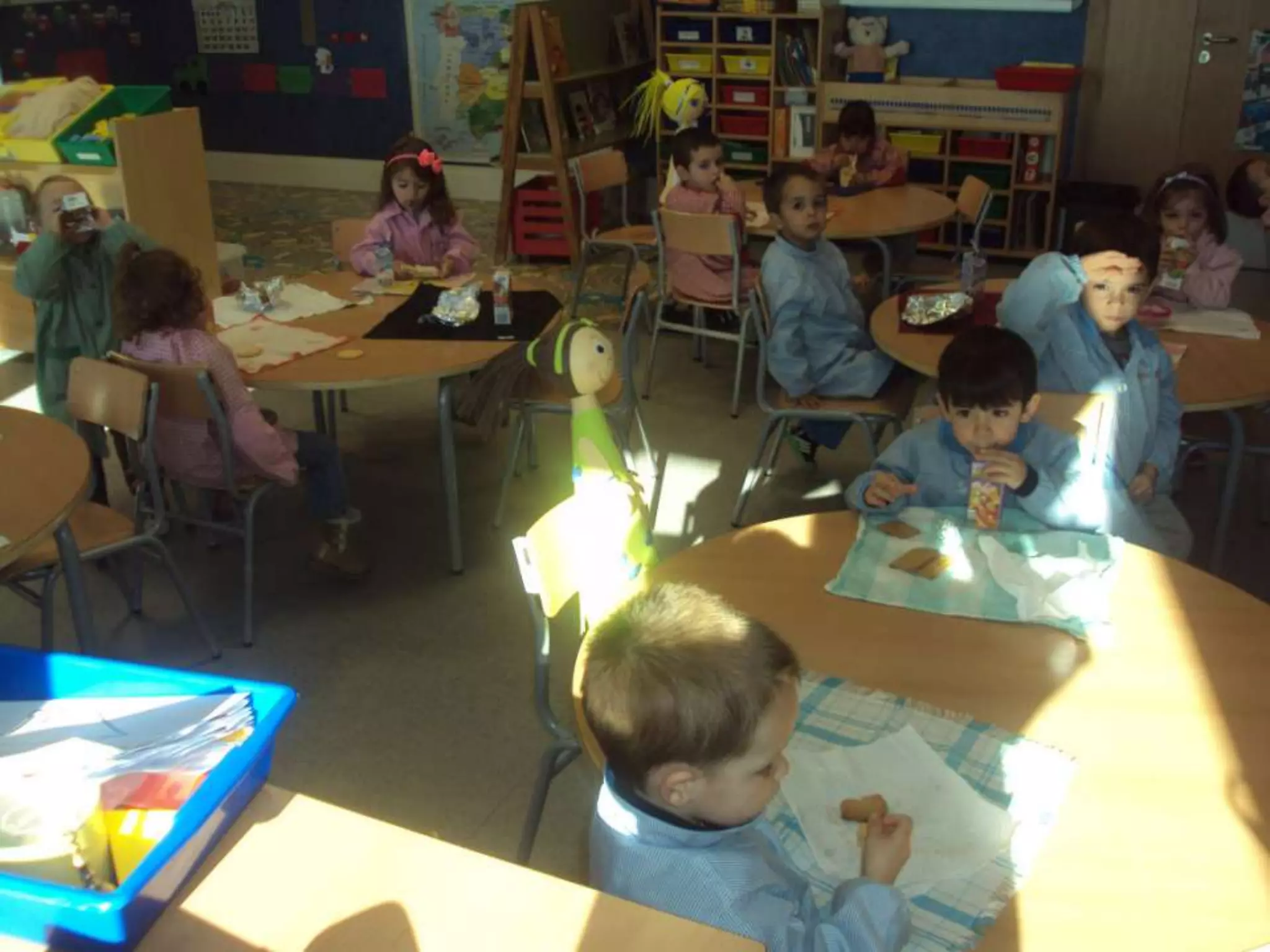 Nuestro cole junto a inés