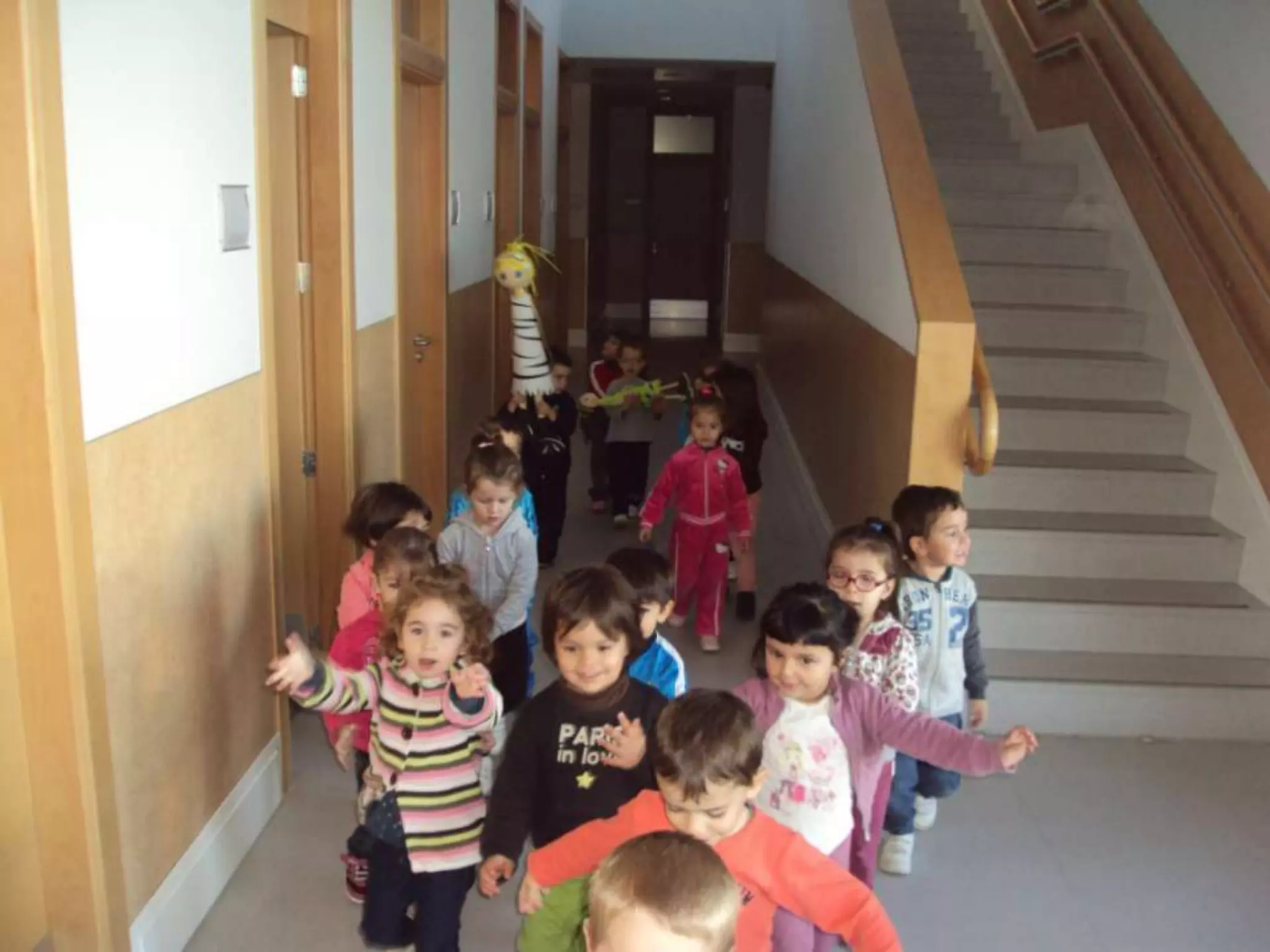 Nuestro cole junto a inés