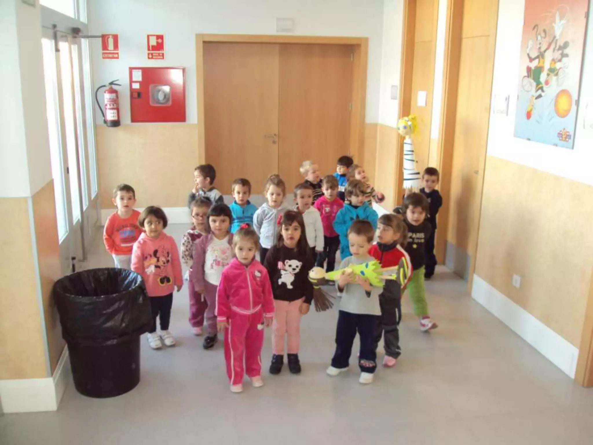 Nuestro cole junto a inés