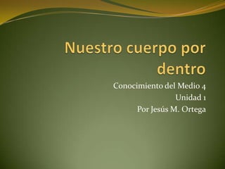 Conocimiento del Medio 4
                 Unidad 1
      Por Jesús M. Ortega
 