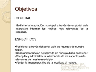 Carencia de reconocimiento a nivel regional, nacional e internacional.