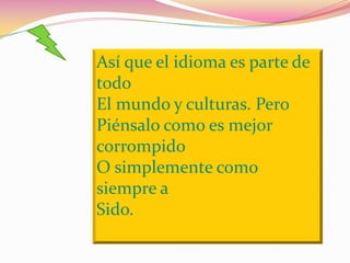 Nuestro Idioma
