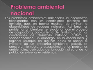 Nuestro Medio Ambiente Kth