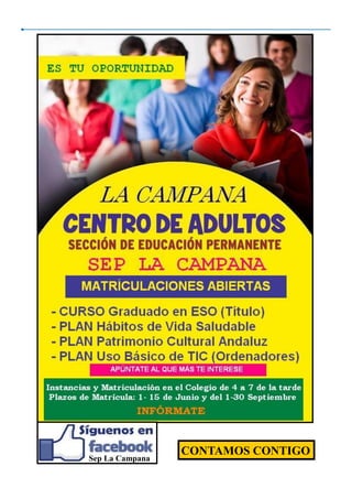 Sep La Campana
CONTAMOS CONTIGO
 