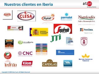 Nuestros clientes en Iberia




Copyright © 2009 Aton S.p.A. All Rights Reserved
 
