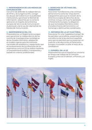 Programa electoral PP elecciones europeas 2024 | PDF